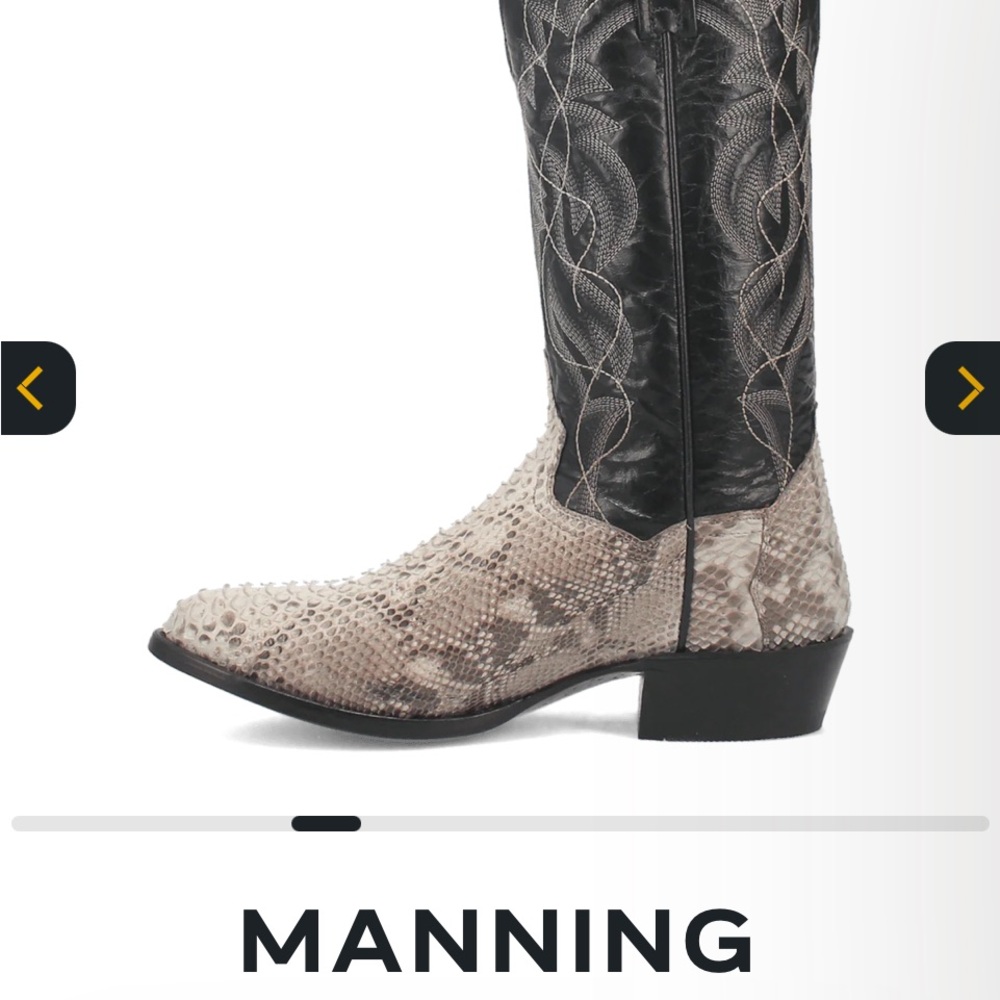 Dan Post python cowboy boots - image 12